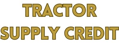 TRACTOR SUPPLY CREDIT
